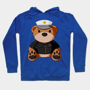 Marine Teddy Bear Hoodie